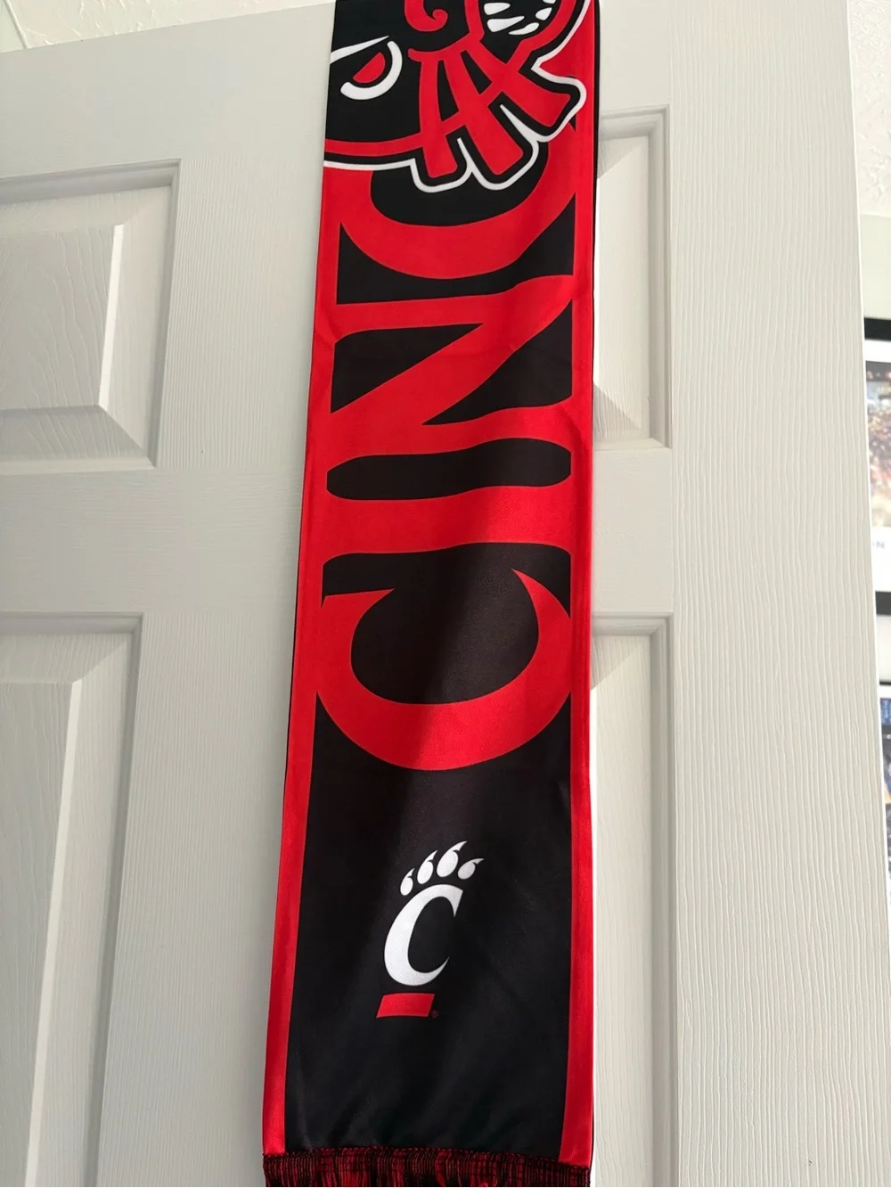 Red University of Cincinnati Soccer Scarf